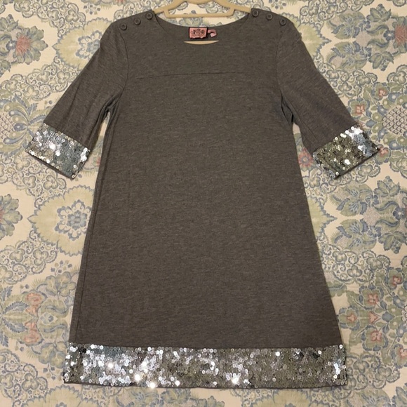 JUICY COUTURE Sequins Tunic Dress - Picture 1 of 9
